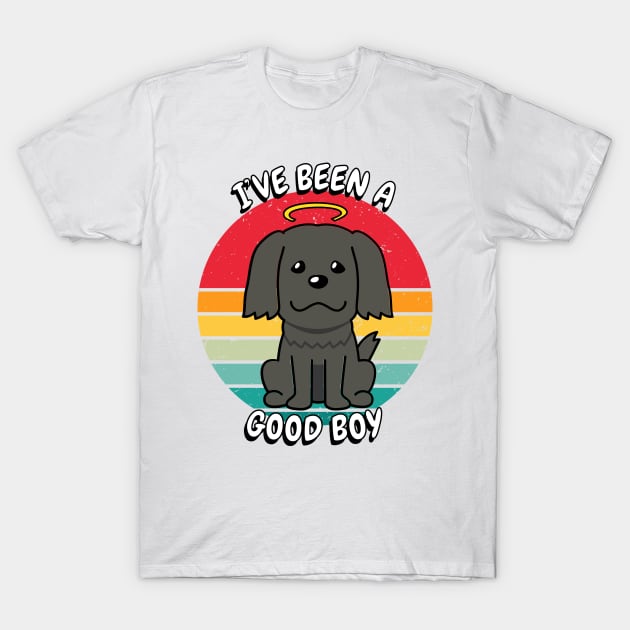 Cute black dog is a good boy T-Shirt by Pet Station